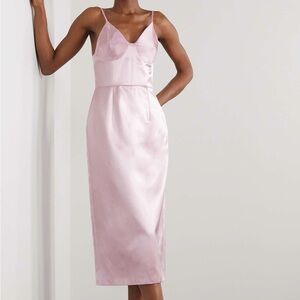 Gucci Blush Satin Midi Dress